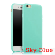 Candy Silicone TPU Soft Phone Cases For Apple iPhone 5 5S SE 6 6 s plus More 7 7Plus