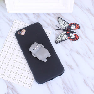 3D Squishy Cat Case For iPhone 5S 5 7 7 Plus 6 6s Plus