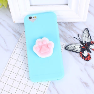 3D Squishy Cat Case For iPhone 5S 5 7 7 Plus 6 6s Plus