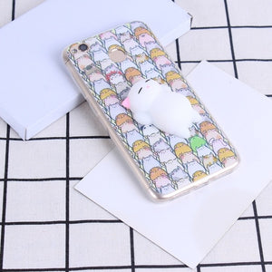 3D Cat Case  Lovely Cartoon Soft Cat Cases