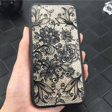 Apple iPhone 7 6 6s 5 5s SE Lace Flower Hard PC+TPU Cases Back Cover