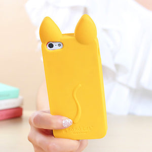 3D Mouse Ear Shape Case For iphone 7 4 4s 5 5s SE 6 6s 6 plus 8 8PLUS X