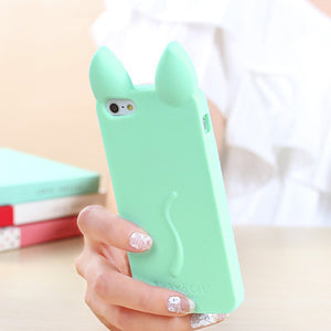 3D Mouse Ear Shape Case For iphone 7 4 4s 5 5s SE 6 6s 6 plus 8 8PLUS X