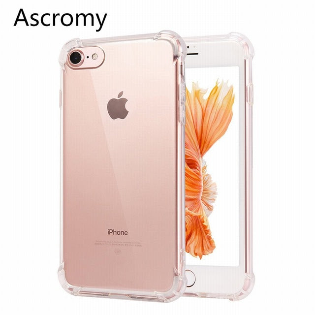 iPhone 7 Case Crystal Clear Shockproof Cover