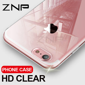 iPhone 8 7 Plus Clear Silicone Full Cover