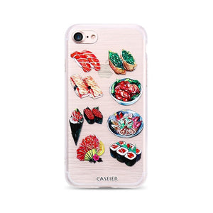 CASEIER Sushi Phone Case For iPhone 7 8 Cover