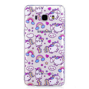 Samsung Galaxy  J3 J5 J7 2016 Cartoon Pattern 3D Scales Cas