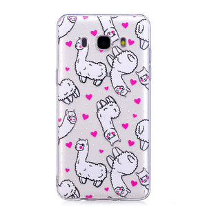 Samsung Galaxy  J3 J5 J7 2016 Cartoon Pattern 3D Scales Cas