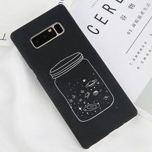 Samsung Galaxy S8 S9 Plus Letter Wishing Bottle Planet Phone Cover Case