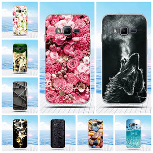 Samsung Galaxy J1 mini prime J106F V2 Case Cartoon 3D Relief Printing Pattern Back Cover