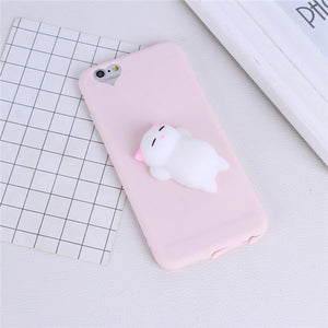 GLSHST Squishy Case for iPhone 5 5S 5SE 3D ,IPhone 6 6s 7 8