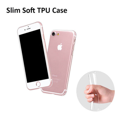 iPhone 5 5s se 6 6s 7 plus Clear TPU Soft Back Cover Case For iPhone 5s 5se Case