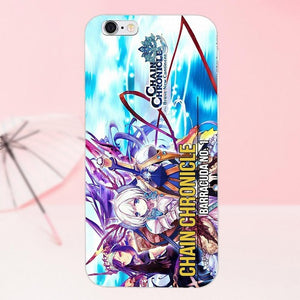 Soft Art Print Cover Case Cartoon Game Chain Chronicle For Galaxy   Prime Note 2 3 4 5 S3 S4 S5 S6 S7 S8 mini edge Plus