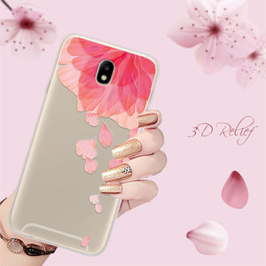 Samsung Galaxy j7 2017 5.5" Floral Cartoon Lace