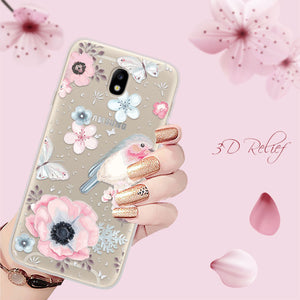 Samsung Galaxy j7 2017 5.5" Floral Cartoon Lace