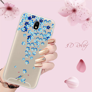 Samsung Galaxy j7 2017 5.5" Floral Cartoon Lace
