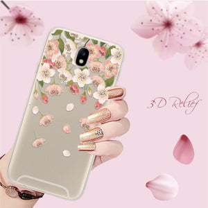 Samsung Galaxy j7 2017 5.5" Floral Cartoon Lace